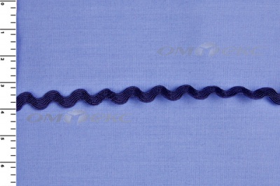 Тесьма плетеная "Вьюнчик"/т.синий - купить в Ангарске. Цена: 48.03 руб.