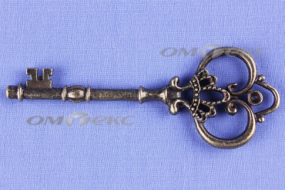 Декоративный элемент для творчества из металла "Ключ"8,5 см  - купить в Ангарске. Цена: 26.66 руб.