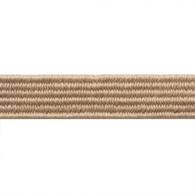 Резиновые нити с текстильным покрытием, шир. 6 мм ( упак.30 м/уп), цв.- 97-бежевый - купить в Ангарске. Цена: 152.05 руб.