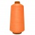 Нитки текстурированные некручёные 457, намот. 15 000 м, цвет оранжевый - купить в Ангарске. Цена: 204.10 руб.