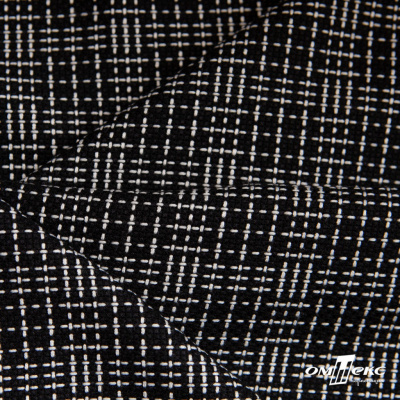 Ткань костюмная "Гарсия" 80% P, 18% R, 2% S, 335 г/м2, шир.150 см, Цвет черный - купить в Ангарске. Цена 669.66 руб.