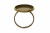 Заготовка для рукоделия металлическая фигурная для кольца 15мм - купить в Ангарске. Цена: 7.44 руб.