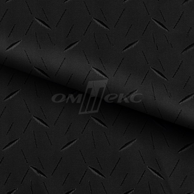 Ткань подкладочная жаккард Р14076-1, чёрный, 85 г/м2, шир. 150 см, 230T - купить в Ангарске. Цена 166.45 руб.