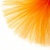 Фатин матовый 16-127, 12 гр/м2, шир.300см, цвет оранжевый - купить в Ангарске. Цена 96.31 руб.