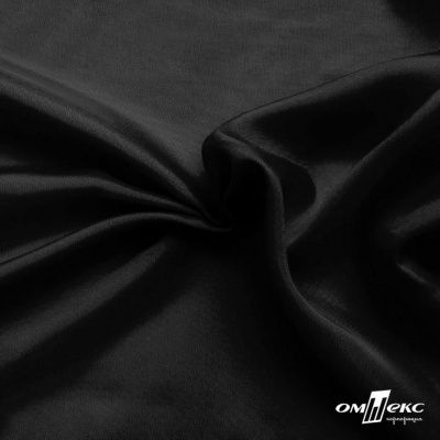 Ткань подкладочная Таффета 190Т, Middle, BLACK, 53 г/м2, шир.150 см   - купить в Ангарске. Цена 35.50 руб.