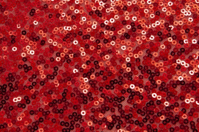 Сетка с пайетками №18, 188 гр/м2, шир.130см, цвет красный - купить в Ангарске. Цена 371 руб.