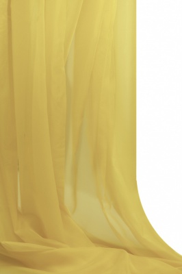 Портьерный капрон 12-0826, 47 гр/м2, шир.300см, цвет св.жёлтый - купить в Ангарске. Цена 137.27 руб.