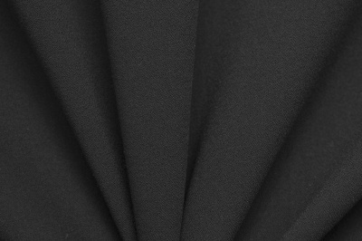Костюмная ткань с вискозой "Бриджит", 210 гр/м2, шир.150см, цвет чёрный - купить в Ангарске. Цена 564.96 руб.