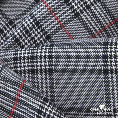 Ткань костюмная "Клер" 80% P, 16% R, 4% S, 200 г/м2, шир.150 см,#10 цв-серый/красный - купить в Ангарске. Цена 412.02 руб.