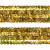 Тесьма с пайетками D16, шир. 20 мм/уп. 25+/-1 м, цвет золото - купить в Ангарске. Цена: 778.19 руб.