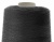 Швейные нитки (армированные) 28S/2, нам. 2 500 м, цвет чёрный - купить в Ангарске. Цена: 139.91 руб.