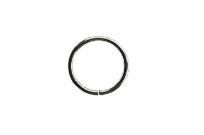 Кольцо металлическое d-15 мм, цв.-никель - купить в Ангарске. Цена: 2.45 руб.