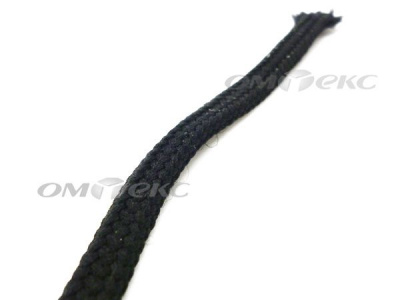 Шнурки т.3 200 см черн - купить в Ангарске. Цена: 21.69 руб.