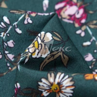 Плательная ткань "Фламенко" 6.1, 80 гр/м2, шир.150 см, принт растительный - купить в Ангарске. Цена 241.49 руб.
