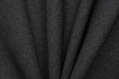 Ткань костюмная 25505 2003, 265 гр/м2, шир.150см, цвет т.серый - купить в Ангарске. Цена 418.73 руб.