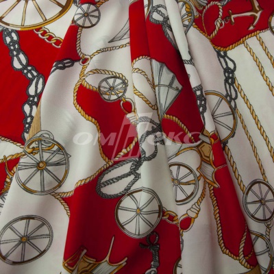 Плательная ткань "Фламенко" 13.1, 80 гр/м2, шир.150 см, принт этнический - купить в Ангарске. Цена 241.49 руб.