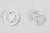 Кнопки пришивные пластиковые 11,5 мм, блистер 24шт, цв.-прозрачные - купить в Ангарске. Цена: 59.44 руб.