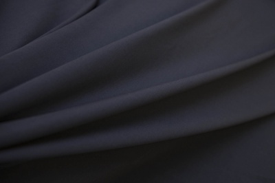 Костюмная ткань с вискозой "Флоренция" 19-4024, 195 гр/м2, шир.150см, цвет т.синий - купить в Ангарске. Цена 491.97 руб.