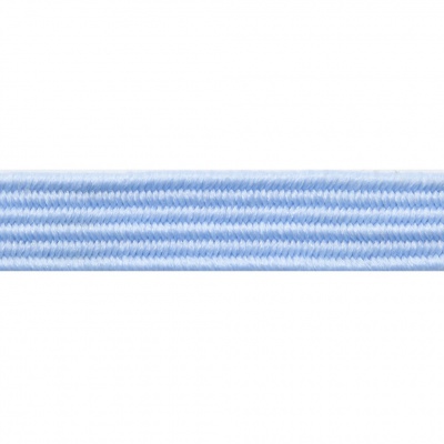 Резиновые нити с текстильным покрытием, шир. 6 мм ( упак.30 м/уп), цв.- 108-голубой - купить в Ангарске. Цена: 155.22 руб.