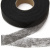 Прокладочная лента (паутинка) DF23, шир. 25 мм (боб. 100 м), цвет чёрный - купить в Ангарске. Цена: 2.12 руб.