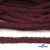 Шнур плетеный d-6 мм круглый, 70% хлопок 30% полиэстер, уп.90+/-1 м, цв.1070-бордовый - купить в Ангарске. Цена: 588 руб.